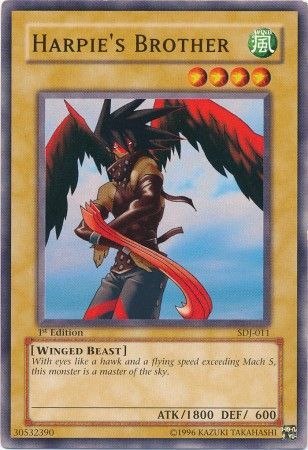 Harpie s Brother SDJ 011 Common 1st Edition Harpie s Brother SDJ 011 Common 1st Edition