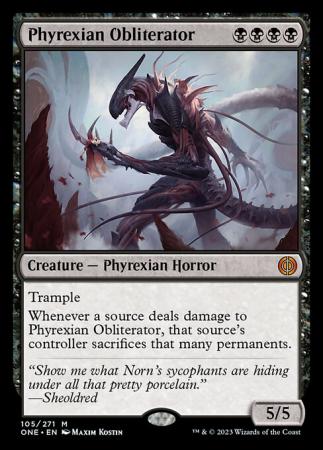Phyrexian Obliterator 105 271 Phyrexia All Will Be One Singles Phyrexian Obliterator 105 271 Phyrexia All Will Be One Singles