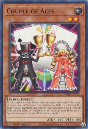 Couple of Aces PHHY EN027 Common 1st Edition Couple of Aces PHHY EN027 Common 1st Edition