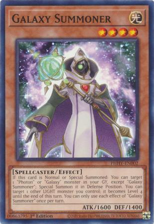 Galaxy Summoner PHHY EN002 Common 1st Edition Galaxy Summoner PHHY EN002 Common 1st Edition