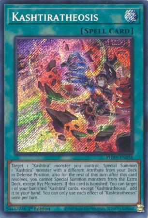 Kashtiratheosis PHHY EN058 Secret Rare 1st Edition Kashtiratheosis PHHY EN058 Secret Rare 1st Edition