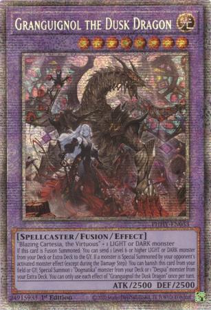 Granguignol the Dusk Dragon PHHY EN033 Starlight Rare 1st Edition Granguignol the Dusk Dragon PHHY EN033 Starlight Rare 1st Edition