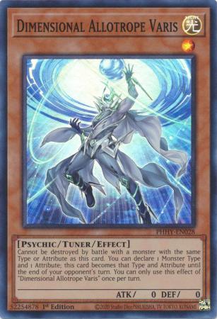 Dimensional Allotrope Varis PHHY EN028 Super Rare 1st Edition Dimensional Allotrope Varis PHHY EN028 Super Rare 1st Edition