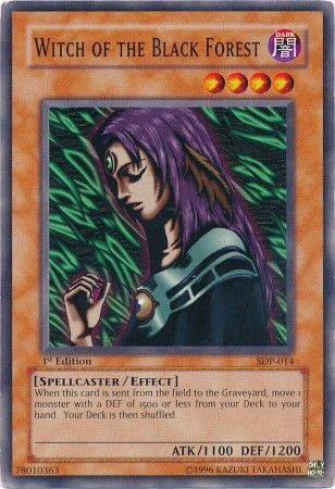 Witch of the Black Forest SDP 014 Common 1st Edition Starter Deck Pegasus SDP 1st Edition Singles Witch of the Black Forest SDP 014 Common 1st Edition Starter Deck Pegasus SDP 1st Edition Singles