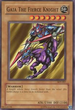 Gaia The Fierce Knight SDY 007 Common 1st Edition Starter Deck Yugi SDY 1st Edition Singles Gaia The Fierce Knight SDY 007 Common 1st Edition Starter Deck Yugi SDY 1st Edition Singles