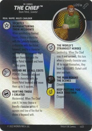 The Chief L051a Batman Team Up Legacy Card DC Heroclix DC Batman Team Up Singles The Chief L051a Batman Team Up Legacy Card DC Heroclix DC Batman Team Up Singles