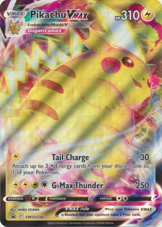 Pokemon TCG : SWSH PROMO PIKACHU VMAX SWSH286