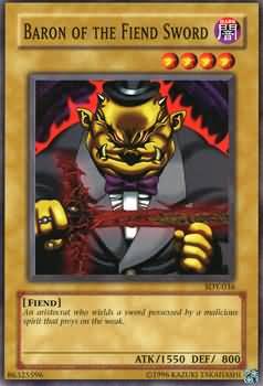 Baron of the Fiend Sword SDY 036 Common 1st Edition Baron of the Fiend Sword SDY 036 Common 1st Edition