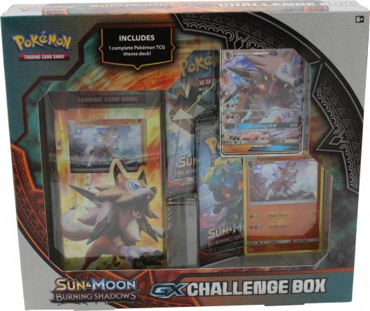 Sun & Moon Burning Shadows Lycanroc GX Challenge Box (Pokemon)