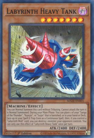 Labyrinth Heavy Tank MAZE EN001 Super Rare 1st Edition Maze of Memories 1st Edition Singles Labyrinth Heavy Tank MAZE EN001 Super Rare 1st Edition Maze of Memories 1st Edition Singles
