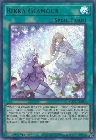 Rikka Glamour MAZE EN062 Ultra Rare 1st Edition Maze of Memories 1st Edition Singles Rikka Glamour MAZE EN062 Ultra Rare 1st Edition Maze of Memories 1st Edition Singles
