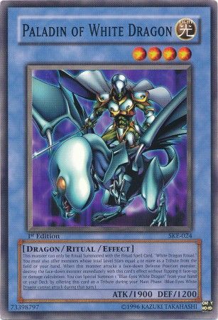 Paladin of White Dragon SKE 024 Common 1st Edition Paladin of White Dragon SKE 024 Common 1st Edition