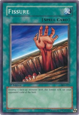 Fissure SKE 027 Common 1st Edition Starter Deck Kaiba Evolution SKE 1st Edition Singles Fissure SKE 027 Common 1st Edition Starter Deck Kaiba Evolution SKE 1st Edition Singles