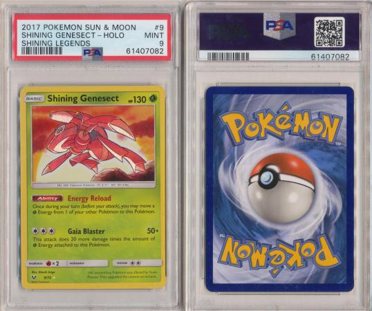  Pokemon - Shining Genesect - 9/73 - Holo Rare - Sun