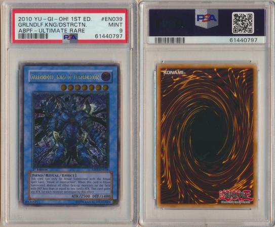 Garlandolf, King of Destruction ABPF-EN039 PSA 9 MINT Ultimate Rare 1s