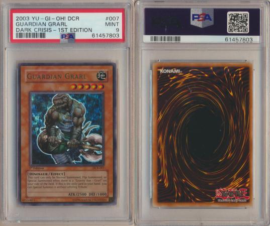 Guardian Grarl - DCR-007 - PSA 9 MINT - Ultra Rare 1st Edition 7803