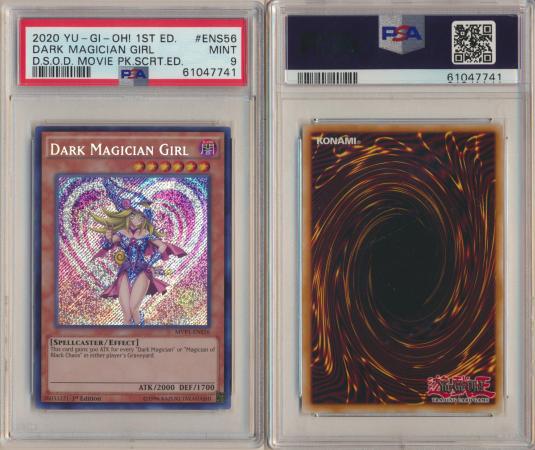 Dark Magician Girl - MVP1-ENS56 - PSA 9 MINT - Secret Rare 1st Edition 7741