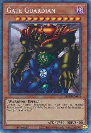 Gate Guardian MAZE EN035 Collector s Rare 1st Edition Maze of Memories 1st Edition Singles Gate Guardian MAZE EN035 Collector s Rare 1st Edition Maze of Memories 1st Edition Singles