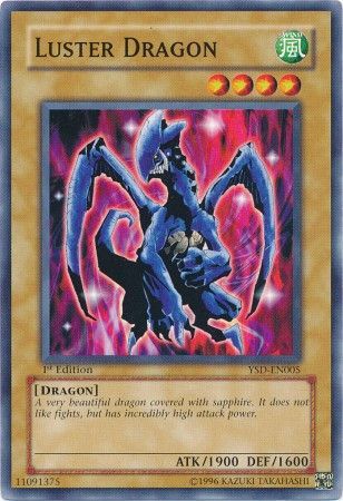 Luster Dragon YSD EN005 Common 1st Edition Luster Dragon YSD EN005 Common 1st Edition