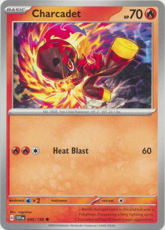 Charcadet 040 198 Common Scarlet Violet Base Set Singles