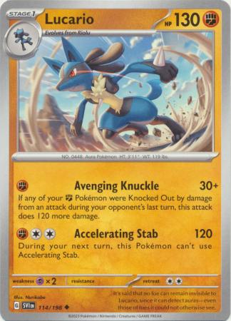 Lucario - Scarlet & Violet (Base Set) - Pokemon | TrollAndToad