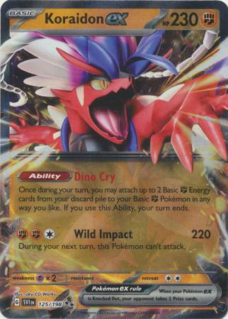 Carta Pokémon Koraidon ex d'occasion pour 4,99 EUR in Los Dolores sur  WALLAPOP