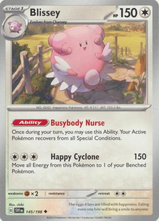 Blissey 145 198 Uncommon Scarlet Violet Base Set Singles Blissey 145 198 Uncommon Scarlet Violet Base Set Singles