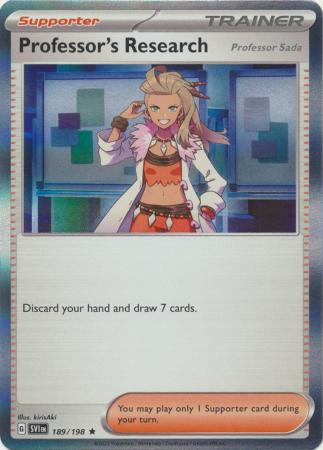 Professor's Research (Professor Sada) - 189/198 - Holo Rare