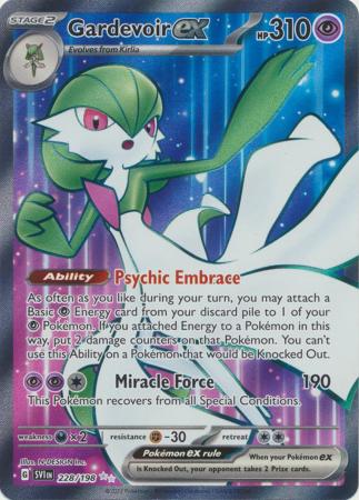Pulled my chase- Gardevoir ex SAR from a Scarlet booster box! Beautiful card  : r/PokemonTCG