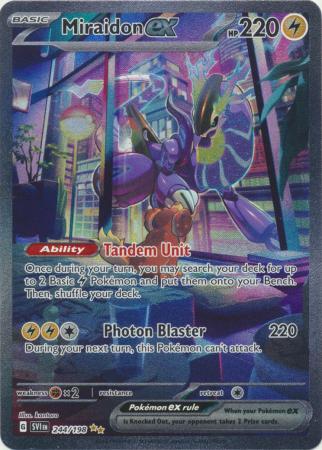 Pokemon Card [Thai] Miraidon EX 102/078 SAR - Violet EX