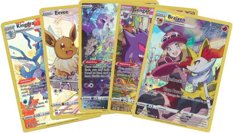  Pokemon V 5 Card Lot - Legendary & Mytical - Random