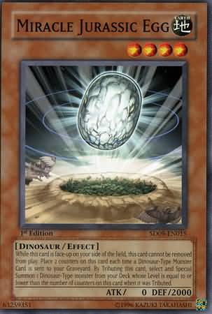 Miracle Jurassic Egg SD09 EN015 Common 1st Edition Structure Deck Dinosaur s Rage 1st Edition Singles Miracle Jurassic Egg SD09 EN015 Common 1st Edition Structure Deck Dinosaur s Rage 1st Edition Singles