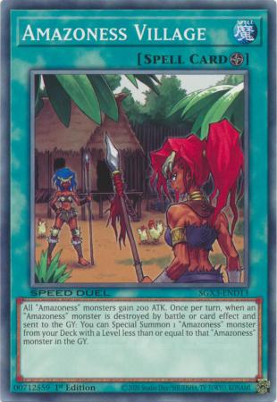 Amazoness Village SGX3 END13 Common 1st Edition Amazoness Village SGX3 END13 Common 1st Edition