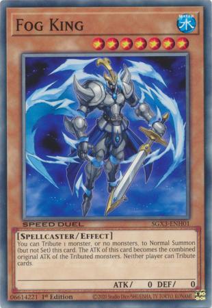 Fog King SGX3 ENH01 Common 1st Edition Speed Duel GX Duelists of Shadows Singles Fog King SGX3 ENH01 Common 1st Edition Speed Duel GX Duelists of Shadows Singles
