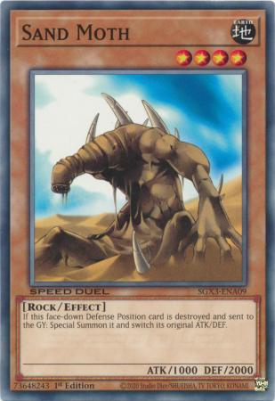 Sand Moth SGX3 ENA09 Common 1st Edition Speed Duel GX Duelists of Shadows Singles Sand Moth SGX3 ENA09 Common 1st Edition Speed Duel GX Duelists of Shadows Singles