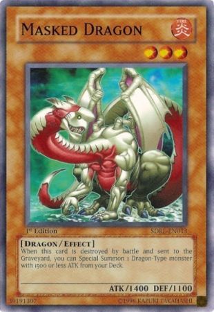 Masked Dragon SDRL EN013 Common 1st Edition Masked Dragon SDRL EN013 Common 1st Edition