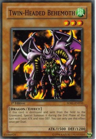 Twin Headed Behemoth SDRL EN010 Common 1st Edition Structure Deck Rise of the Dragon Lord 1st Edition Singles Twin Headed Behemoth SDRL EN010 Common 1st Edition Structure Deck Rise of the Dragon Lord 1st Edition Singles