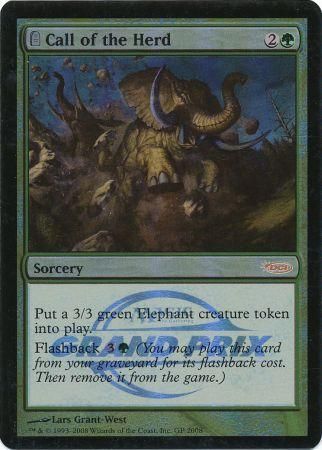 Call of the Herd Grand Prix Foil Magic The Gathering Promo Cards Call of the Herd Grand Prix Foil Magic The Gathering Promo Cards