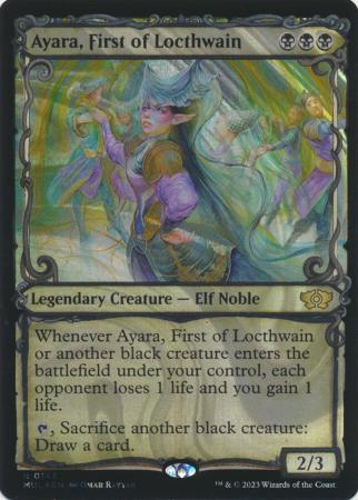 Ayara, First of Locthwain 0143 Showcase Halo Foil | TrollAndToad