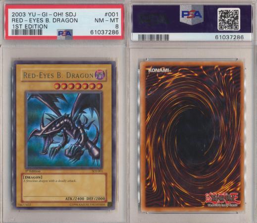 Yugioh good red eyes black dragon sdj-001