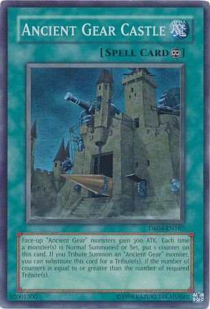 Ancient Gear Castle DR04 EN167 Super Rare Dark Revelation 4 DR04 Ancient Gear Castle DR04 EN167 Super Rare Dark Revelation 4 DR04