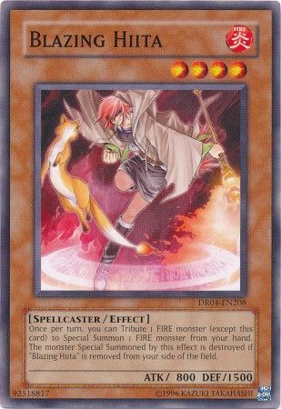 Blazing Hiita DR04 EN208 Common Blazing Hiita DR04 EN208 Common