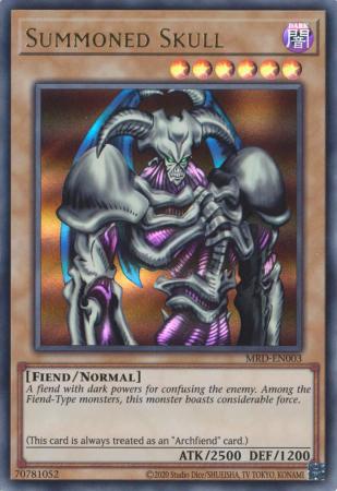 Summoned Skull MRD EN003 Ultra Rare Unlimited 25th Reprint Summoned Skull MRD EN003 Ultra Rare Unlimited 25th Reprint