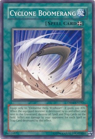 Cyclone Boomerang DR04 EN162 Common Dark Revelation 4 DR04 Cyclone Boomerang DR04 EN162 Common Dark Revelation 4 DR04