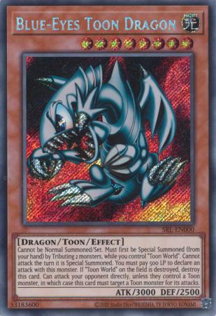 Blue-Eyes Toon Dragon (SRL-EN000) - SRL-EN000 - Secret Rare Unlimited (25th  Reprint)