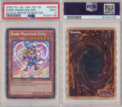 Good Dark Magician Girl Graded Card