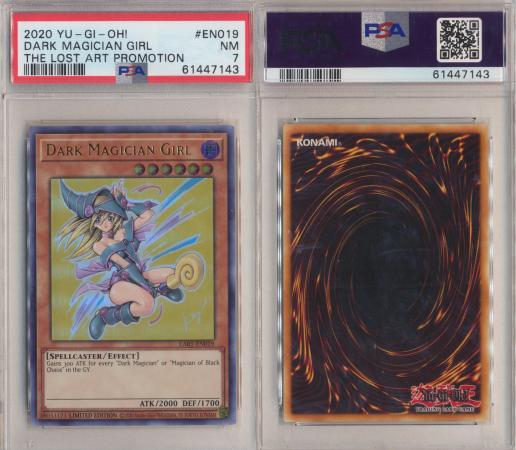 Yugioh 2024 Dark Magician Girl PSA 7