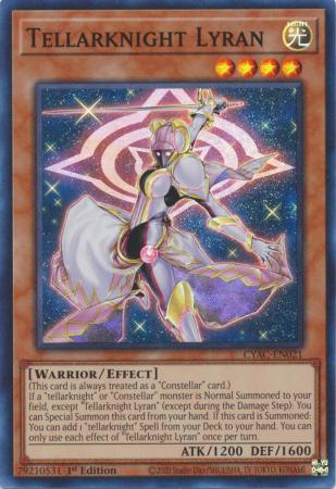 Tellarknight Lyran CYAC EN021 Super Rare 1st Edition Cyberstorm Access 1st Edition Singles Tellarknight Lyran CYAC EN021 Super Rare 1st Edition Cyberstorm Access 1st Edition Singles