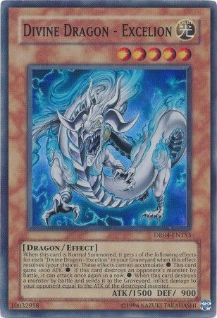 Divine Dragon Excelion DR04 EN153 Super Rare Dark Revelation 4 DR04 Divine Dragon Excelion DR04 EN153 Super Rare Dark Revelation 4 DR04