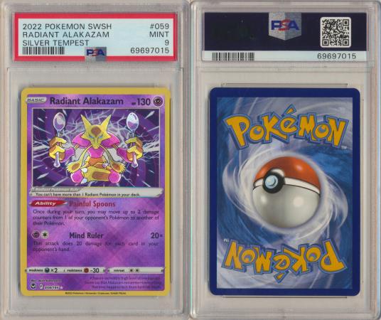 Pokemon Trading Card Game 059/195 Radiant Alakazam : Radiant Rare